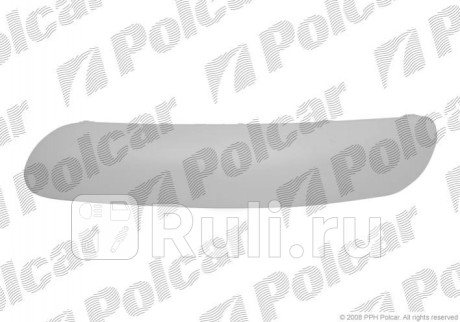 231507-7 - Молдинг переднего бампера левый (Polcar) Citroen C3 (2002-2005) для Citroen C3 (2002-2009), Polcar, 231507-7