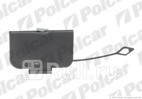 20090711 - Заглушка буксировочного крюка переднего бампера (Polcar) BMW E46 (2001-2005) для BMW 3 E46 (2001-2005) седан/универсал, Polcar, 20090711