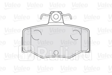 301057 - Колодки тормозные дисковые задние (VALEO) Nissan Almera Classic (2006-2012) для Nissan Almera Classic (2006-2012), VALEO, 301057