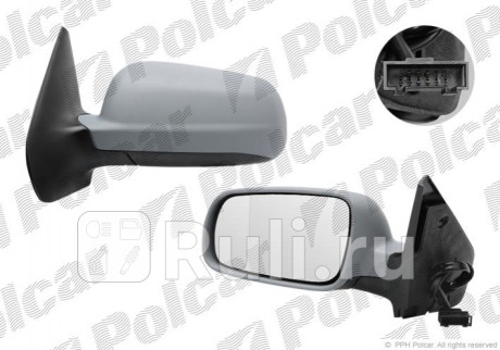 9541519M - Зеркало левое (Polcar) Volkswagen Bora (1998-2005) для Volkswagen Bora (1998-2005), Polcar, 9541519M