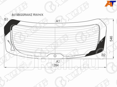 8419BGSRAWZ RW/H/X - Стекло заднее (XYG) Lexus NX (2014-2021) для Lexus NX (2014-2021), XYG, 8419BGSRAWZ RW/H/X