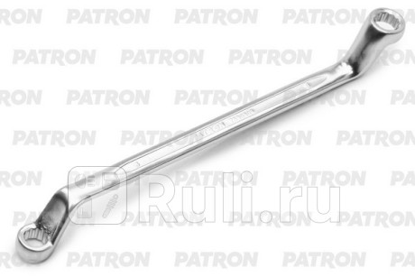 Ключ накидной изогнутый на 75 градусов, 8х9 мм PATRON P-7590809 для Автотовары, PATRON, P-7590809