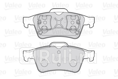 301472 - Колодки тормозные дисковые задние (VALEO) Renault Latitude (2010-2015) для Renault Latitude (2010-2015), VALEO, 301472
