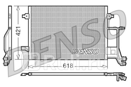 DCN02013 - Радиатор кондиционера (DENSO) Audi A6 C5 (1997-2004) для Audi A6 C5 (1997-2004), DENSO, DCN02013