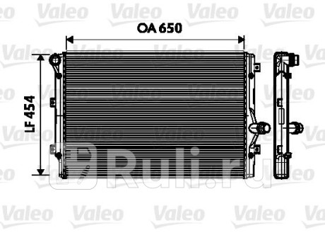 734333 - Радиатор охлаждения (VALEO) Audi A3 8P (2003-2008) для Audi A3 8P (2003-2008), VALEO, 734333