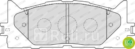 FDB1991 - Колодки тормозные дисковые передние (FERODO) Toyota Camry V55 (2014-2018) для Toyota Camry V55 (2014-2018), FERODO, FDB1991